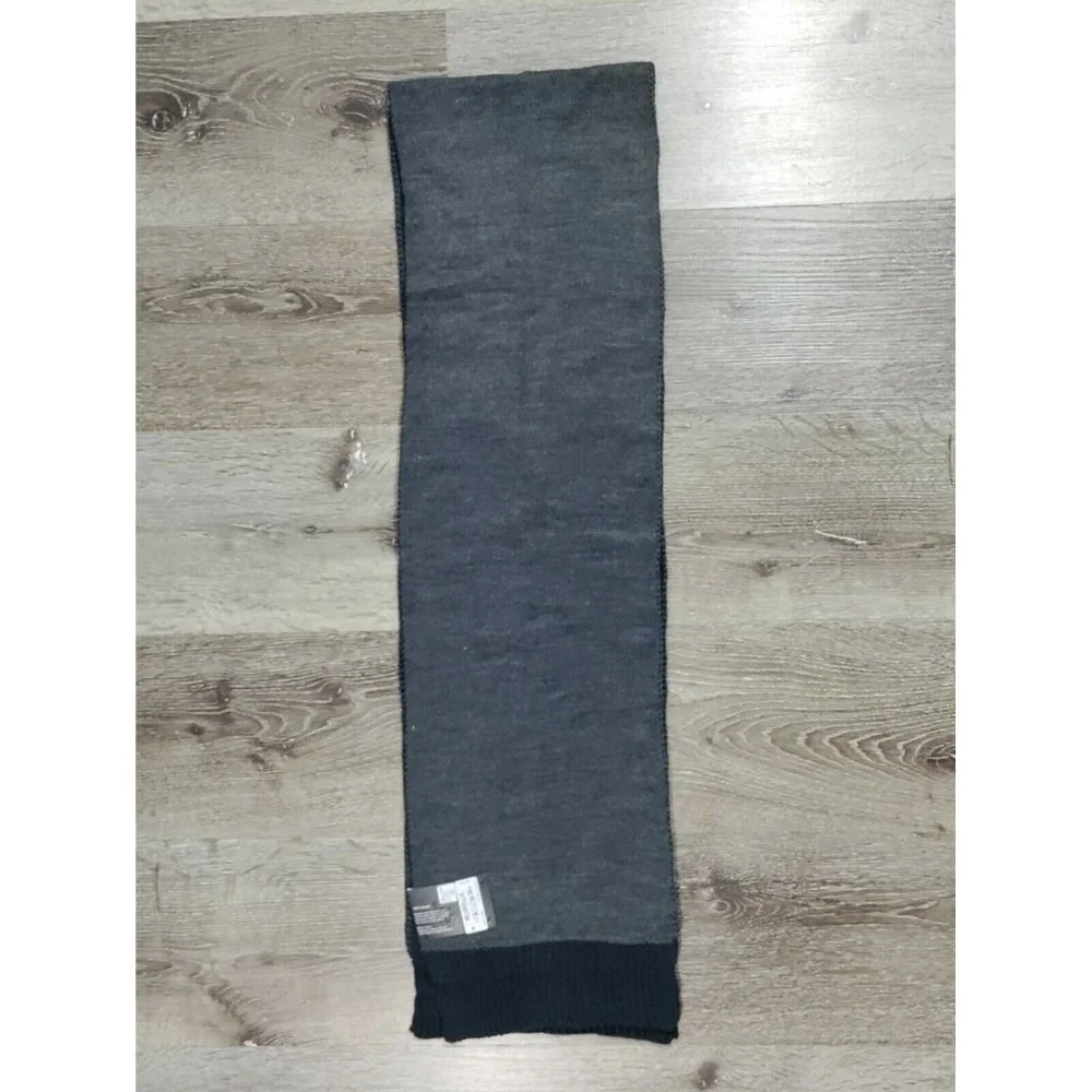Alfani Mens Reversible Scarf Black